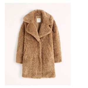 A&F Teddy Mid Coat